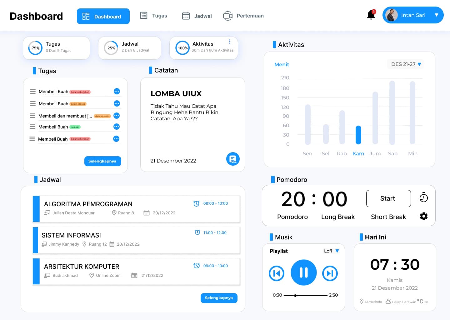 Learning Aja project screenshot